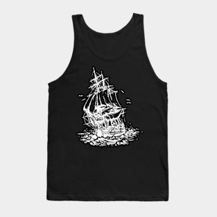 sailing ship Tank Top